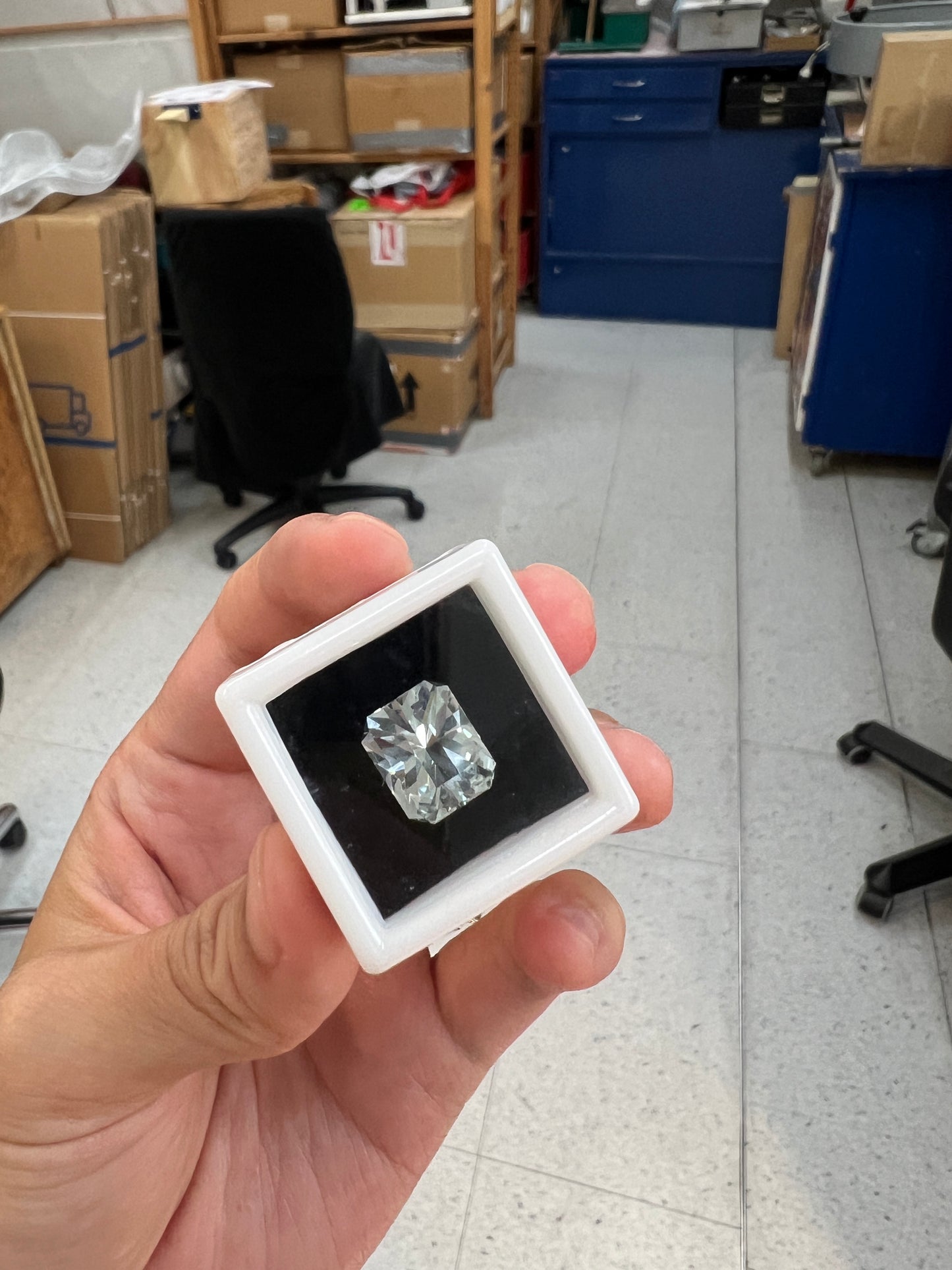 7.17 ct Icy Blue Topaz