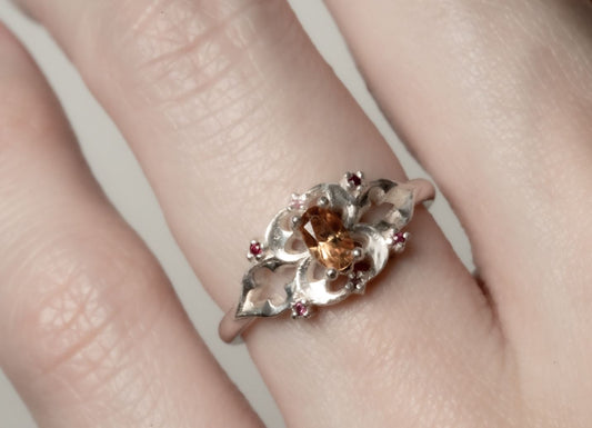 Emily St. Aubert Ring | Yellow Sapphire | Silver | Size 6