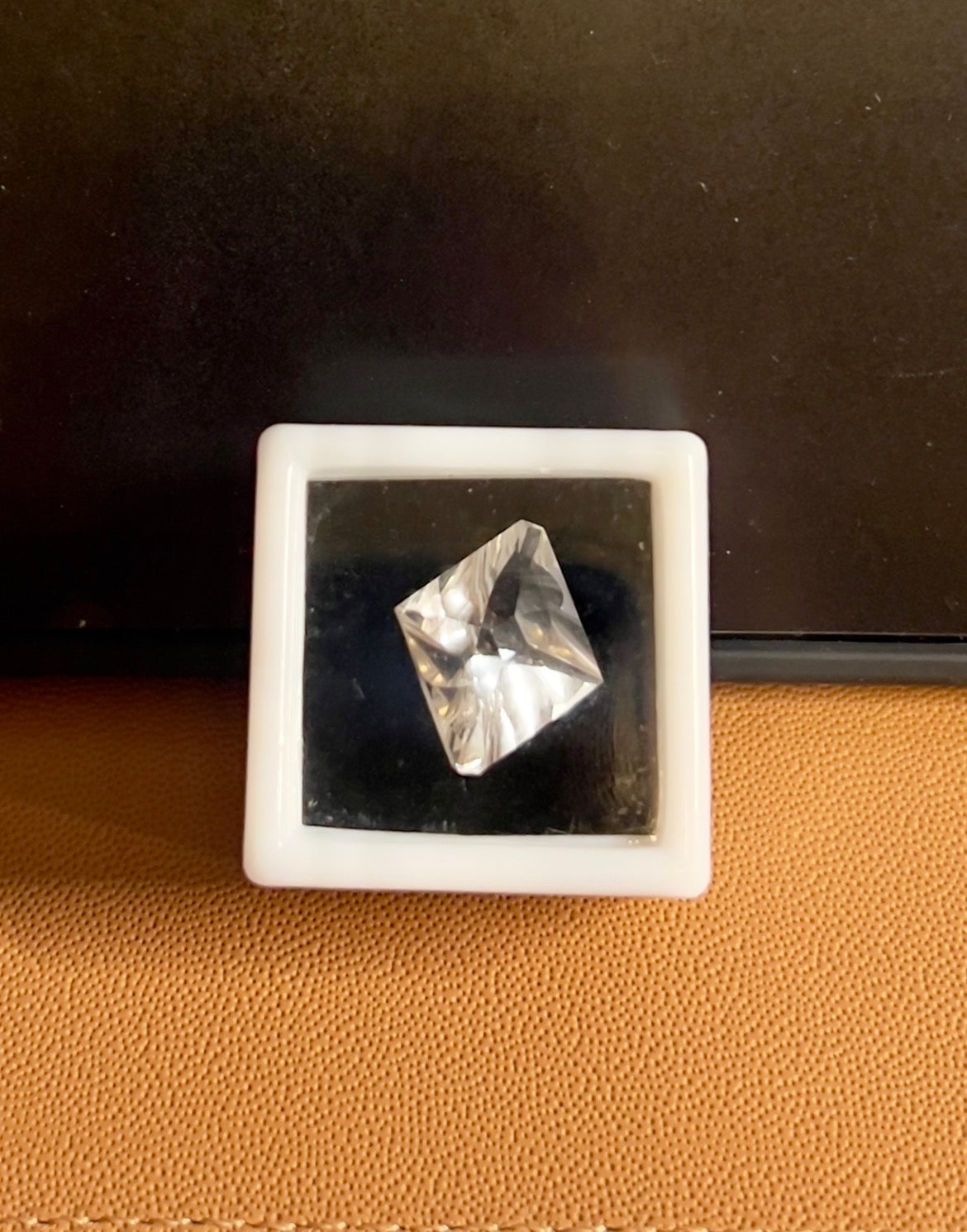 8.71 ct White Topaz - Fantasy Concave Cut