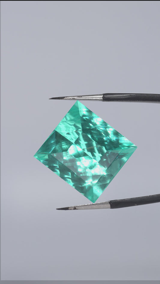 23.99 ct Paraiba Blue YAG - Fantasy Concave Cut