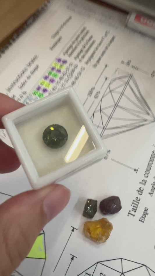 2.94 ct Moss Green Tourmaline